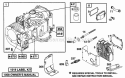 Cylinder Head Diagram and Parts List for 253707-0230-01  Briggs and Stratton Engine